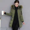 Winter Women's Parka: Long, Casual, Fur Hooded, Thick Warm Jacket