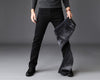 Winter Fashion High-Quality Velvet Men's Jeans for Business Comfort