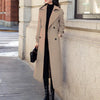 Winter Thermal Overcoat: Business Mid-Calf Length, Formal Double-Breasted